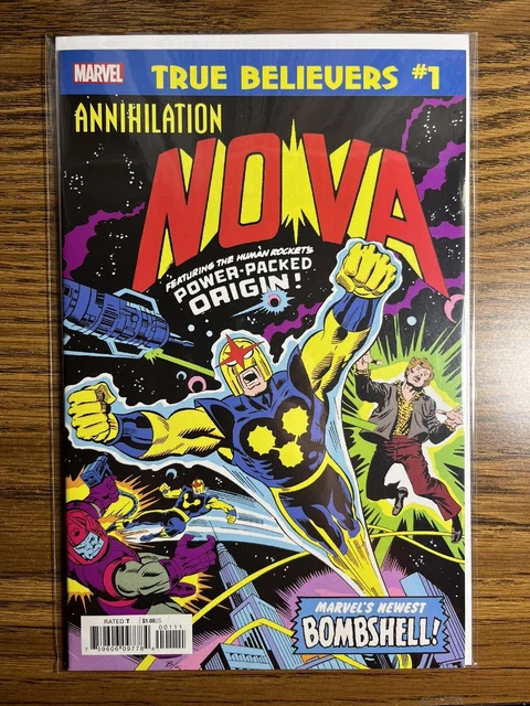 True Believers Annihilation Nova 1 Reprint Nova #1 1976 Marvel Comics 2020