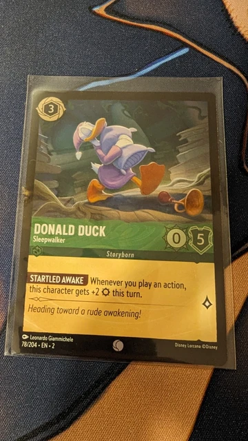 Disney Lorcana TCG | Donald Duck Sleepwalker 78/204 | Common | Foil