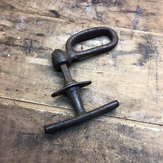 (Lot #111) Teens 1920’s T-shaped Exterior Door Handles