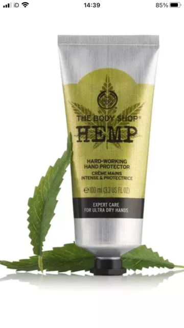NUOVO - The Body Shop - Protettore mani canapa da duro lavoro 100 ml per mani ultra secche