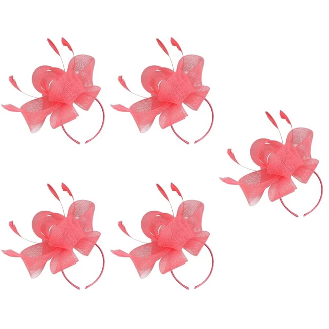 5x Accessorio Capelli Fascinator Cappello Fascinator Tea Party Fascinator
