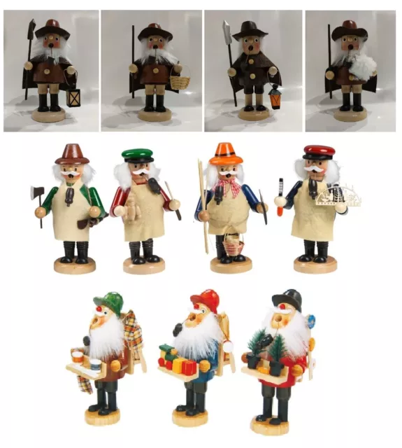 Räuchermännchen, verschiedene Figuren - 13,0 - 14,0 cm