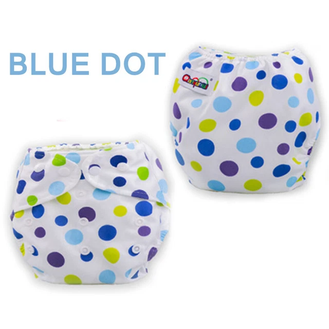 Adjustable Reusable Baby Washable Cloth Diaper Nappies 10pc/5 Diapers+5 INSERTS 12