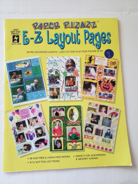 Libro de páginas de diseño de papel Pizazz E-Z