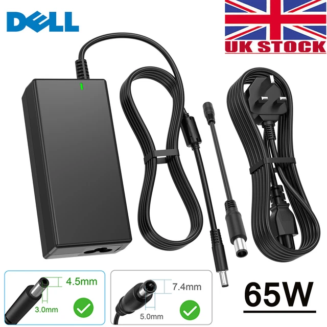 Replacement For Dell Latitude 3190 2-in-1 65W AC Adapter Charger Power Supply UK