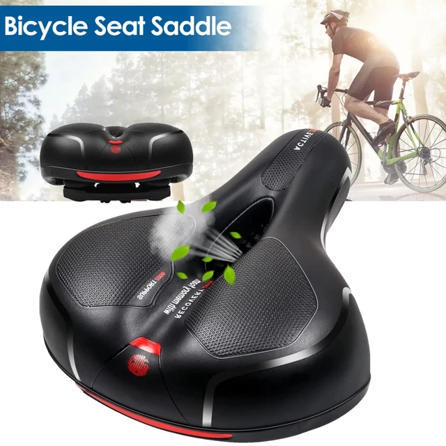 Sella Bici Balugoe Ergonomica Comoda &ndash; Universale Per Mountain Bike E Strada, Cuscino In Pelle E Nylon, 250x143mm, 230g