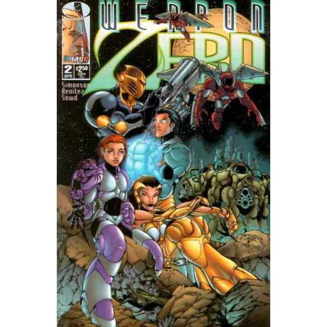 Weapon Zero (1996 series) #2 in Near Mint minus condition. Image comics [m]