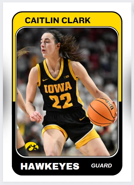 2024 CAITLIN CLARK Future Stars NCAA Rookie Card 88 lowa Hawkeyes