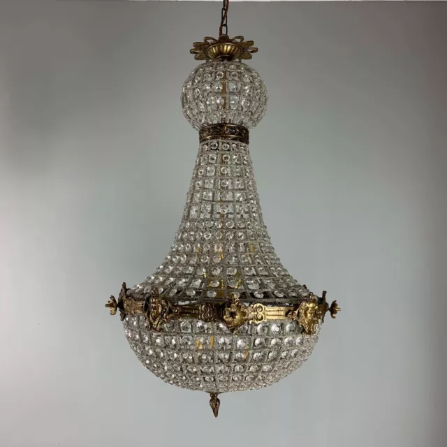 76cm Medium Empire Style Chandelier; Rewired. FREE UK DELIVERY