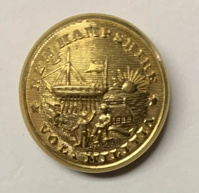 New Hampshire Civil War Coat Button