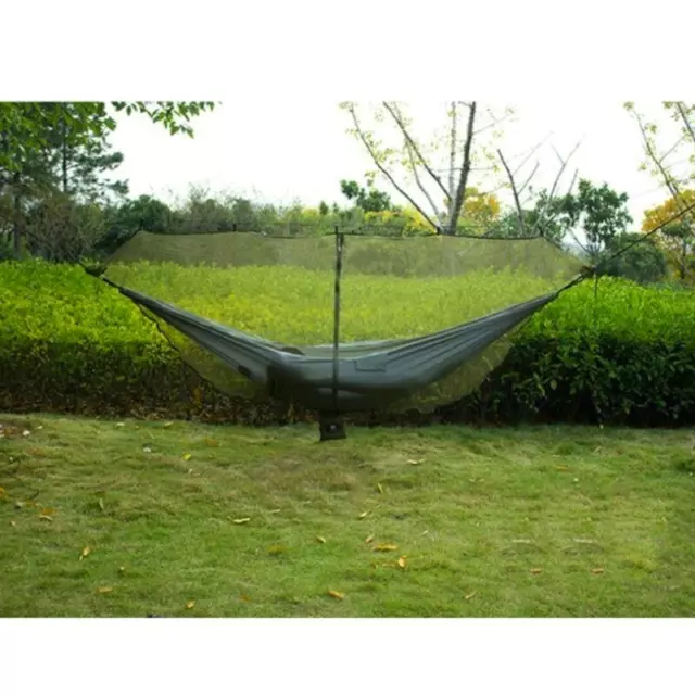 Army Green Double Hammock Mosquito Net Camping Outdoor Bug Netting