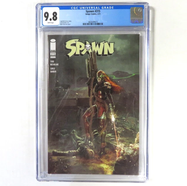 SPAWN #315 BARENDS VARIANT CGC Graded 9.8 Image Comics 2021