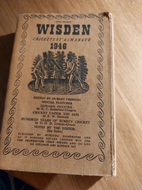 Wisden Cricketers’ Almanack 1946 Edition