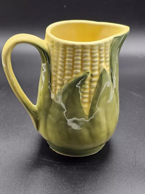 Vintage Shawnee Pottery Corn King Pattern No. 70  Ceramic 4 7/8" Creamer Pitcher