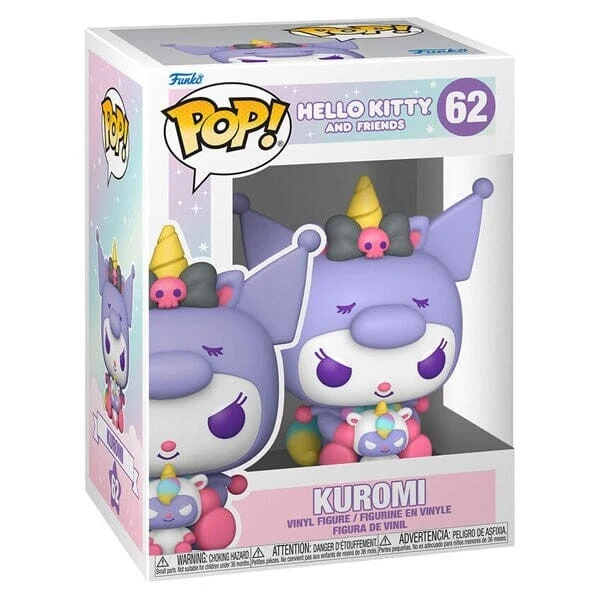 FUNKO POP! HELLO Kitty and Friends Sanrio Kuromi Unicorn Pajamas 62