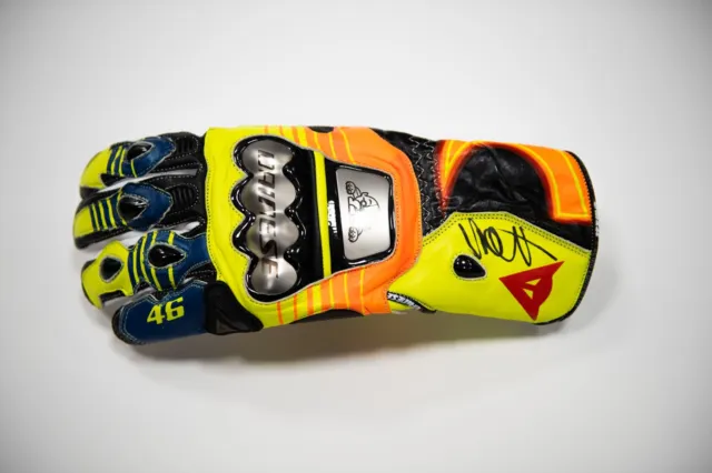 Valentino Rossi Signed Glove Moto GP Genuine Autograph AFTAL COA