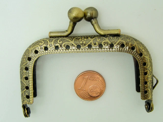FERMOIR PORTE-MONNAIE 65mm bronze a coudre MOD11 mercerie