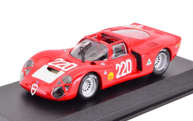 ALFA ROMEO 33.2 N.36 52th Le Mans 1969 PILETTE- SLOTEMAKER 1:43 Best Model