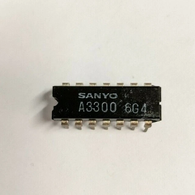 Circuit Intégré Sanyo LA1201 (LA-1201) - Format DIP14 - Neuf D'origine Japon