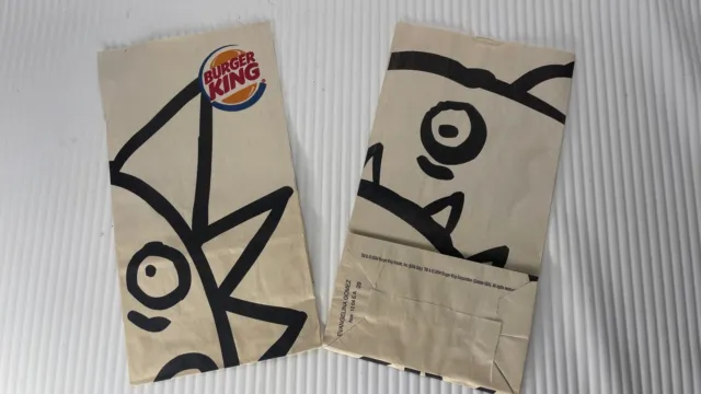Burger King, "Un-Used" Paper Bag (Scarce )2004