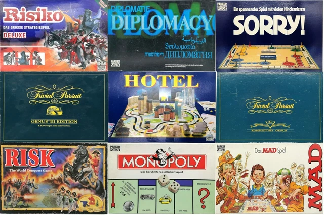 Parker Spiele Familienspiel Brettspiele Gesellschaftsspiel Sammlung