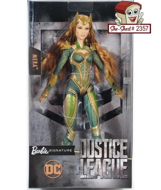 Wonder Woman Justice League 2017 Xebel Princess Mera Barbie Doll DYX58 Mattel