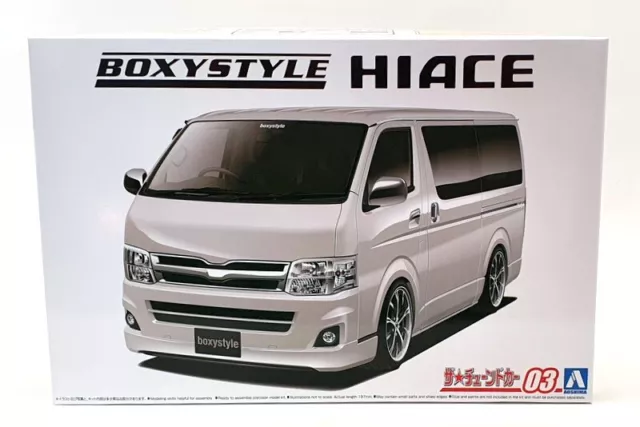 Aoshima 1/24 Scale Model Car Kit 9543000 - Toyota Hi Ace Super GL TRH200V 3