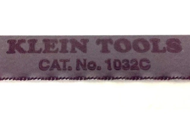 Klein Tools Carbon Steel Hacksaw Blades 32T x 10" 10pk 1032C *Made In The USA*