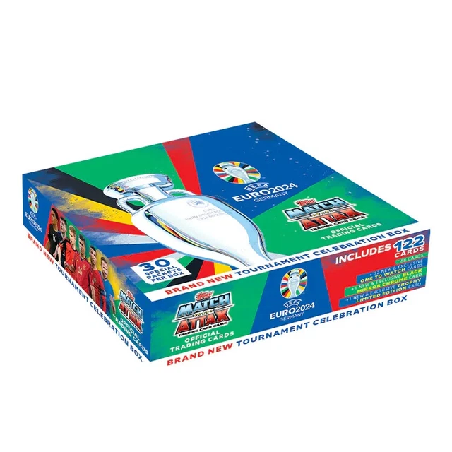 TOPPS OFFICIAL EURO 2024 Match Attax Tournament Celebration Box