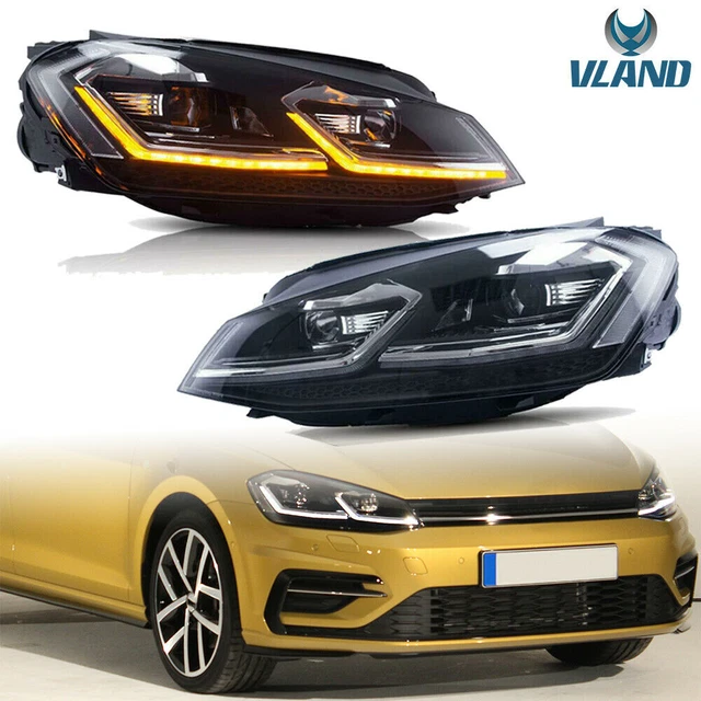 Vw Golf 7 Led Scheinwerfer Nachrüsten VLAND PAAR LED Scheinwerfer für VW Golf 7 VII 2013 2014 2015 2016 E