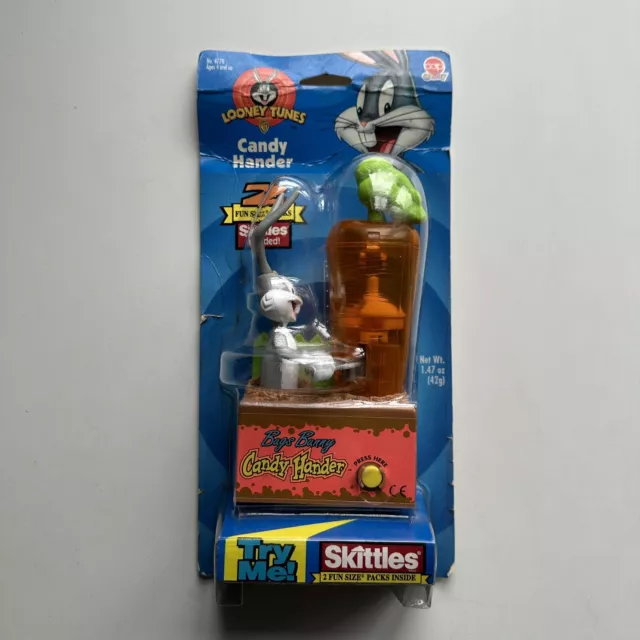 Looney Tunes Electronic Bugs Bunny Skittles Candy Dispenser