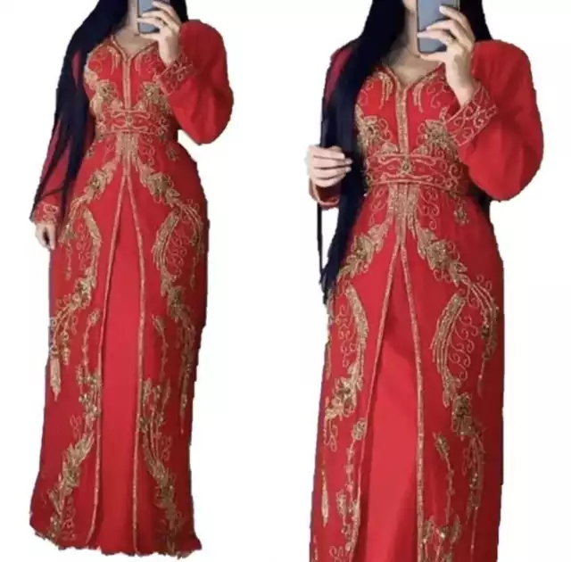 Sale Dubai Moroccan Islamic Caftan Arabic Fancy Women Gown Dresses Takshita