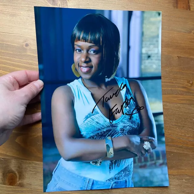 Tameka Empson * HAND SIGNED AUTOGRAPH * A4 photo  IP  Eastenders