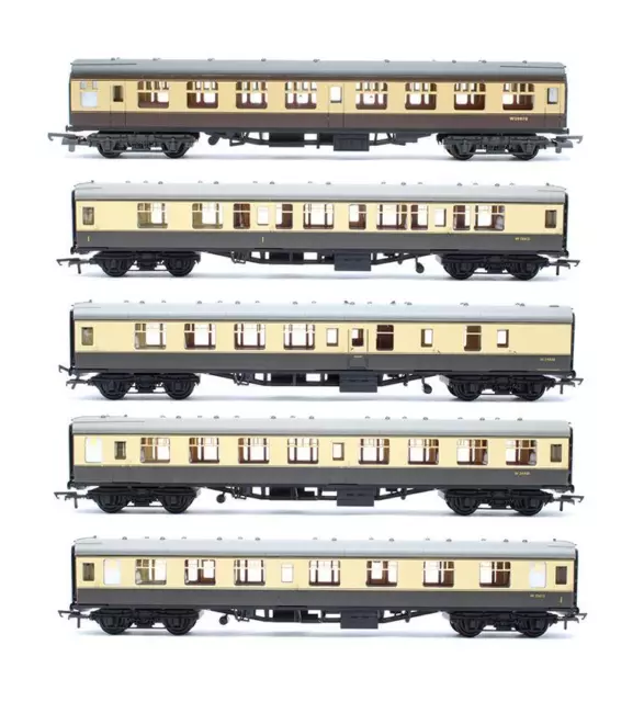 Hornby/ Lima 'Oo' Gauge Rake Of 5 Assorted Br Brown/Cream Coaches