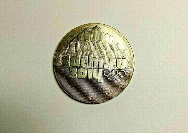 2011 Russian Coin 25 Rubles 2014 Winter Olympics, Sochi - Logo UR119