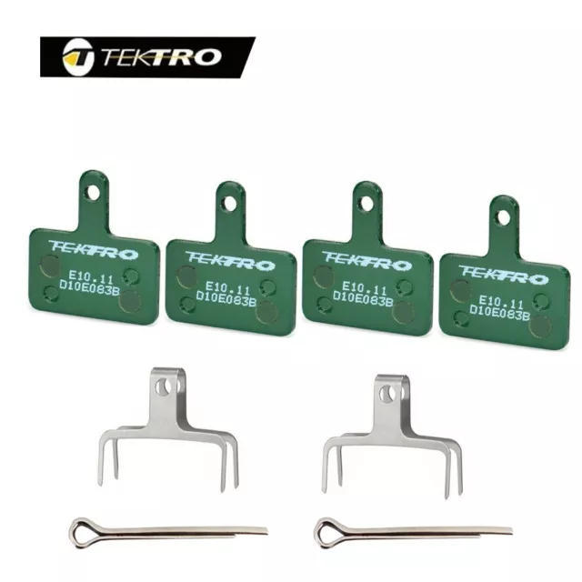 4PCS TEKTRO E10.11 MTB Road Brake Pad Foldable disc brake pads Fit MT200 M315