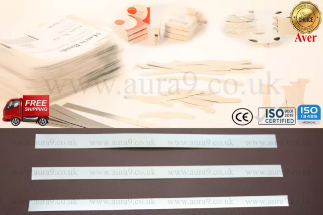 Aver Dental Matrix Bands Siqveland 12 Pieces Pack High Quality Stainless Steel