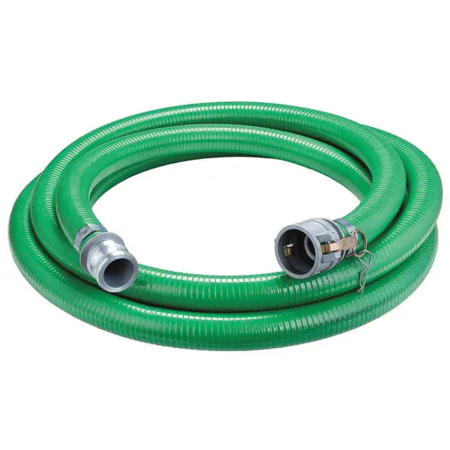 CONTINENTAL SP150-25CE-G Water Hose,1-1/2" ID x 25 ft.,Green 55CG31
