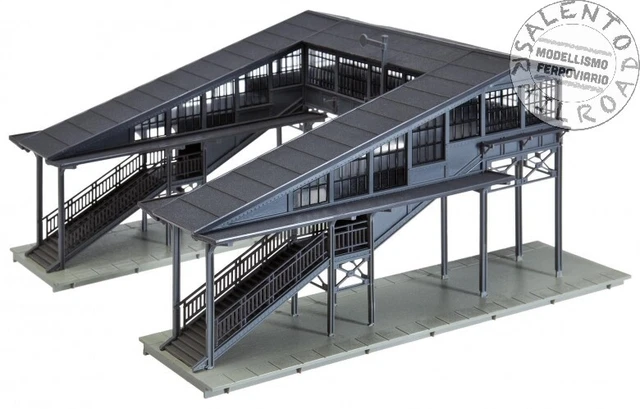 FERRMODEL 203 - Marciapiede Banchina FS In Scala H0 (1/87) 40x30 Cm Per Plastico Ferroviario