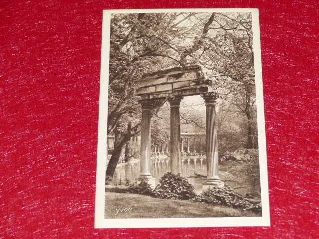 YVON - PARIS EN FLANANT Le Parc Monceau 1919 Hélio 3rd Series - 63 CPA