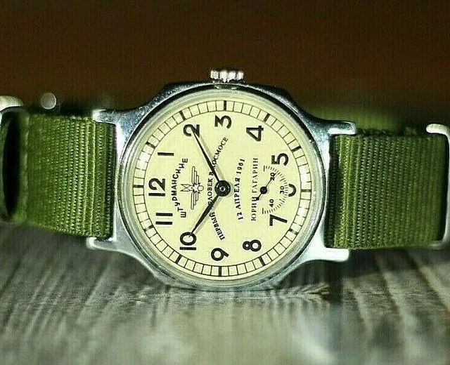 WRISTWATCH POBEDA LACO Gagarin first astronaut Mechanical Vintage soviet Ukraine 84.00 PicClick UK