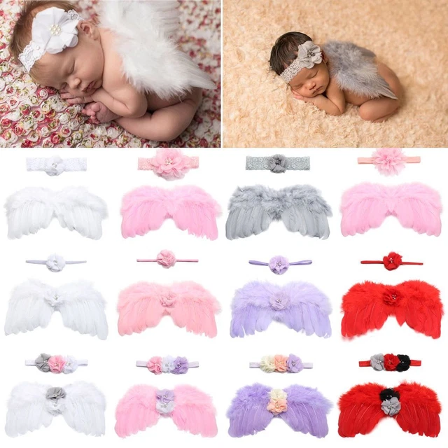 Accessori fotografici per neonati ala angelo bambino oggetti di scena fotografici