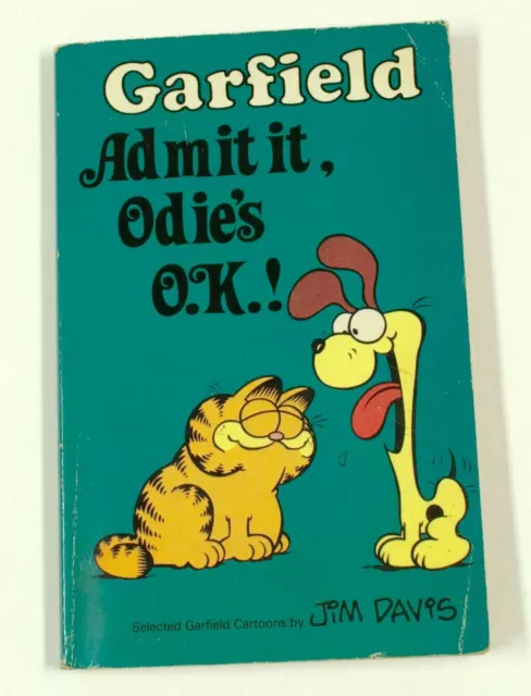 Garfield Admit It Odies Ok Jim Davis 1984 Livre Vintage AG934