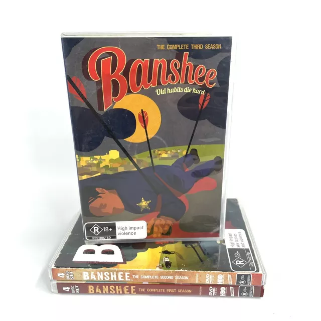 BANSHEE : SEASON 1 (DVD, 2013) 4 Disc Set #D1 $7.45 - PicClick AU