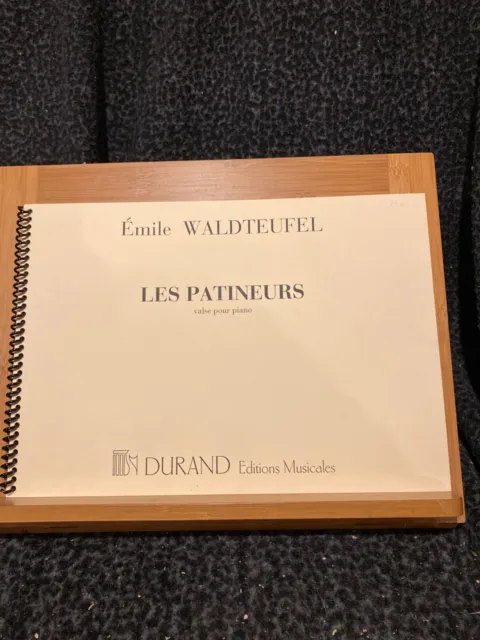 Emile Waldteufel Les Patineurs Valse pour piano partition éditions Durand