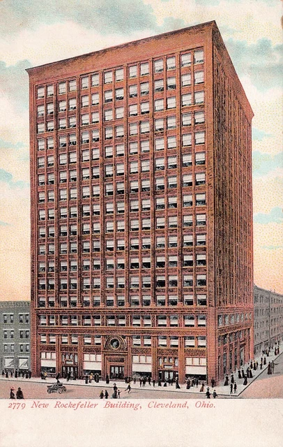 Cleveland OH Ohio Downtown Early 1900s Heights Rockefeller Bldg Vtg Postcard C4