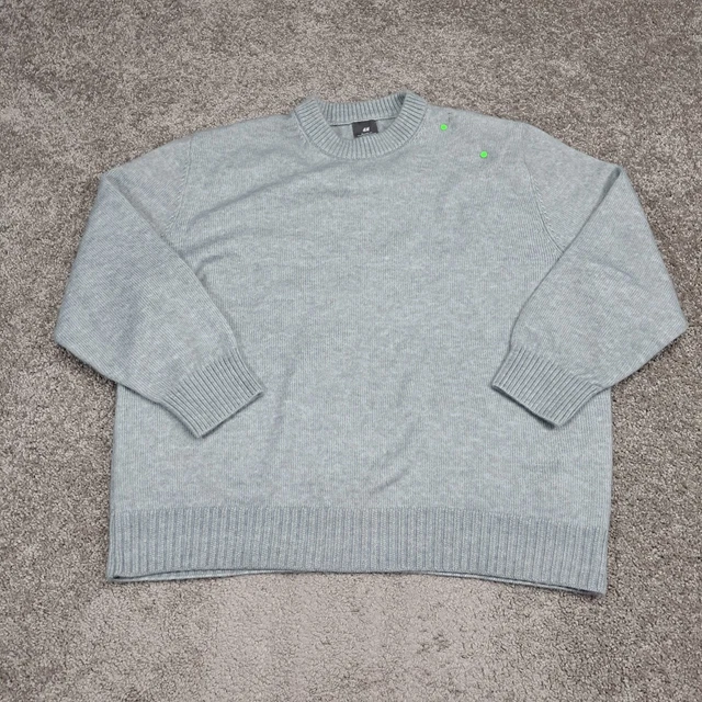 H&M RELAXED FIT Men's Sweater Teal X-Large PicClick AU