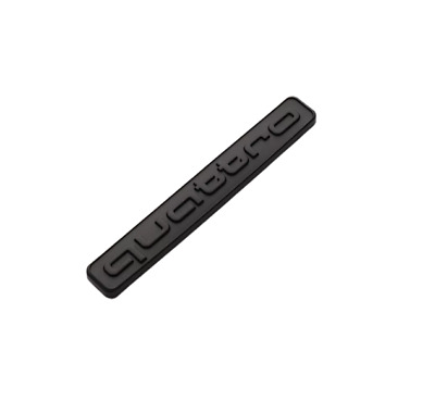 For AUDI QUATTRO Emblem Matte Black 3D Badge Trunk OEM A3 A4 A5 A6 A7 Q3 Q5 TT