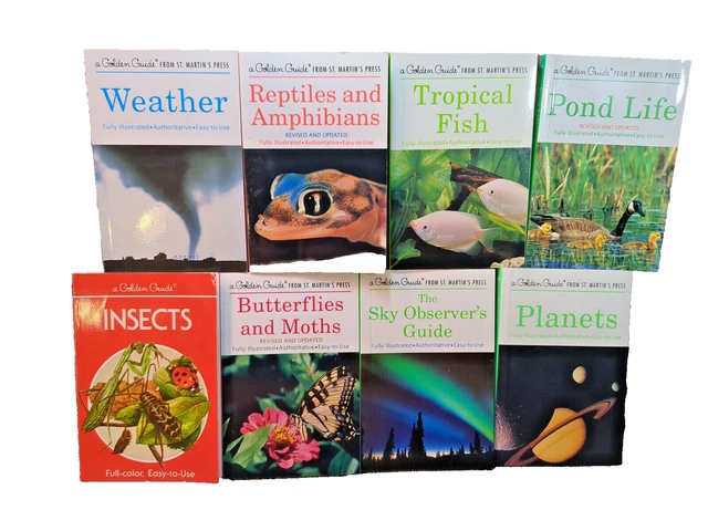 A Golden Guide Book Lot of 8 Books