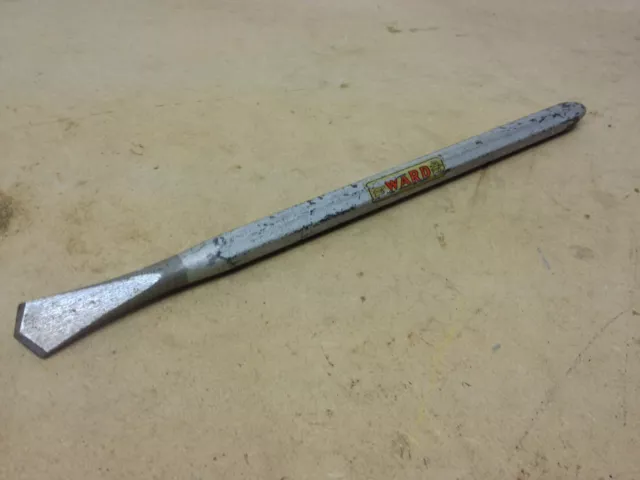 Nuovo scalpello a punta vintage WARD 11/16""x10"" a forma di diamante realizzato a Sheffield (v)